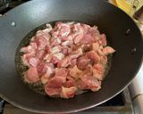 A picture of step 3 of Tokwat Baboy (Tofu and Pork).