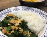 รูปขั้นตอนการทำที่ 4 ของ ผักเหลียงผัดไข่