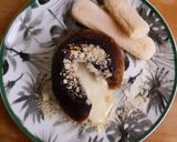 Foto del passaggio 4 della ricetta Tortino cuore caldo al tiramisù senza uova e senza burro