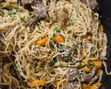Une image de l'étape 3 de Boeuf sauté asiatique aux spaghettis en cocotte 😃.