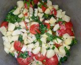 A picture of step 4 of Pilau wa viazi.