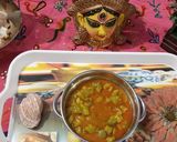 A picture of step 3 of RIDGE GUARD / Torai DRY CURRY 🍛 MADE BENGOLI PLATTER.