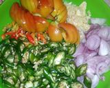 Foto langkah ke 3 dari resep 106. Ikan asin lombok ijo.