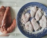 A picture of step 2 of Fried Hake Roe.