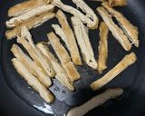 豆皮鮮菇炒雙筍（素）的食譜步驟2照片