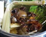 Hình bước làm 3 của món Sâm bí đao hạt é sương sáo