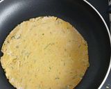 A picture of step 4 of Amarnath flour with cabbage paratha.