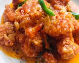 Foto langkah ke 5 dari resep Udang krispi asam manis.