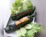 Foto langkah ke 6 dari resep Nasi liwet bakar ayam suir dan teri tempe.
