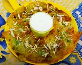 A picture of step 4 of Malai puri🍮🍮.