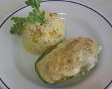 Foto del paso 10 de la receta: Arroz con zapallo italiano relleno