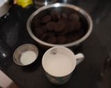 A picture of step 1 of Oreo cake.