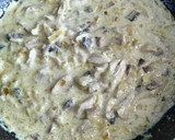 Foto del paso 7 de la receta: Espaguetis con pollo y champiñones a la crema