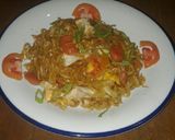 Foto langkah ke 5 dari resep Mie Goreng Sosis.