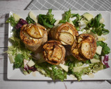 Foto del paso 7 de la receta: Pizza rolls de queso de cabra, pera y nueces en airfryer