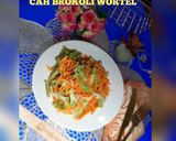Foto langkah ke 5 dari resep Cah Brokoli Wortel.