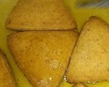 Une image de l'étape 5 de Gâteau au fromage, la peau de cacahuète et gauffrette.