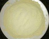 A picture of step 2 of Besan Ki Pinni.