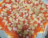 Foto del paso 3 de la receta: Pizza caribeña con pollo