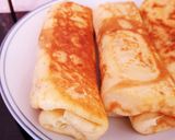 Une image de l'étape 5 de Crêpes fourrées jambon fromage.