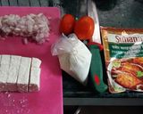 A picture of step 1 of Paneer-Makhanwala.