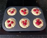 Une image de l'étape 4 de Muffins light aux framboises.