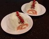 Fresh Rasberry Cake Roll with Whipped White Chocolate Ganache Filling and Frosting recipe step 30 photo