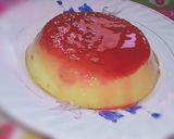 A picture of step 4 of Homemade Eggless caramel pudding.