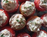 Foto del paso 3 de la receta: Tomates rellenos de atún y puré