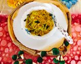 A picture of step 2 of Poha chivda Namkeen.