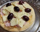 Foto del paso 6 de la receta: Pizzeta de pan de pita con hummus