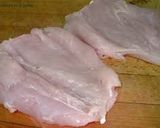 Foto del paso 1 de la receta: Rollos de pechuga de pollo con queso y jamón