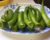 A picture of step 2 of Stuffed Green Peppers | Kung Fu New Year Dish.