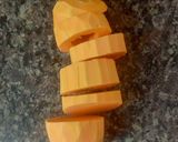 A picture of step 1 of Butternut Chapatti.