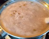 A picture of step 2 of Rice soup with ground beef and green beans.