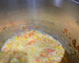 A picture of step 2 of Instant pot Asian style corn soup.