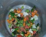 A picture of step 2 of Masala Khichdi.