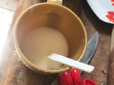 Singaporean rice with gravy sauce