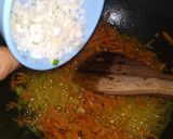 A picture of step 3 of Raw Turmeric Sabzi.
