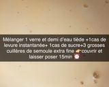 Une image de l'étape 1 de Pain à la semoule.