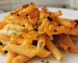 Foto del paso 8 de la receta: Plumas con Bacalao y alioli gratinado
