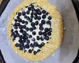 عکس مرحله 14 از دستور گلت چیز کیک بلوبری💙 Blueberry Cheesecake Galette