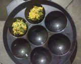 A picture of step 2 of Spinach Seviyan Appe.