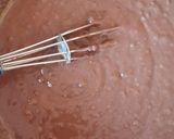 A picture of step 3 of Eggless chocolate cake.
