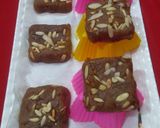 A picture of step 5 of Singhara barfi.