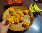 A picture of step 3 of Large Boondi Ladoo.