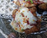 A picture of step 7 of Crispy chicken pizza.