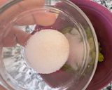 A picture of step 2 of Mint Margarita.