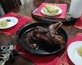 A picture of step 8 of #themechallenge roasted chicken and mukimo.