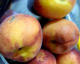 A picture of step 1 of Peaches juice.